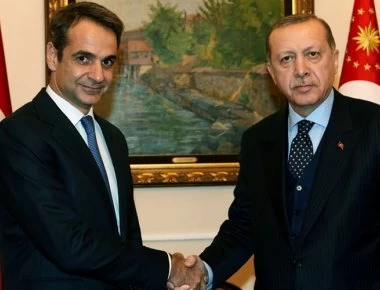 Ο Ρ.Τ.Ερντογάν ήταν ο πρώτος ξένος ηγέτης που συνεχάρη τον Κ.Μητσοτάκη